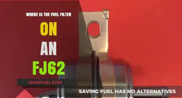 Locating the Fuel Filter in Your FJ62