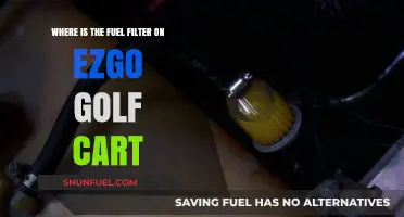 Golf Cart Fuel Filter: Where is it Located?