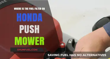 Honda Push Mower Fuel Filter: Where is it?