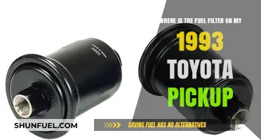 Locating the Fuel Filter on a 1993 Toyota Pickup