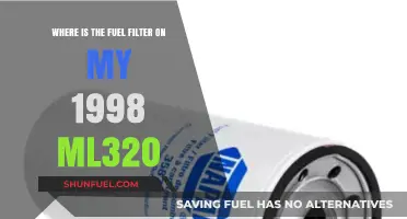 Fuel Filter Location in a 1998 ML320
