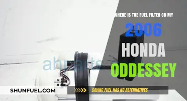 Locating Fuel Filter: 2006 Honda Odyssey Guide