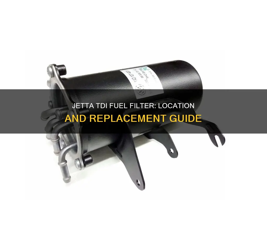 where is the fuel filter on my 2006 jetta tdi