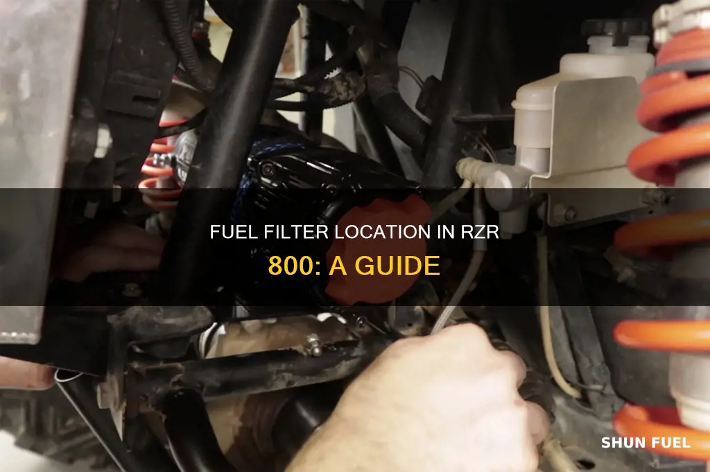 where is the fuel filter on rzr 800