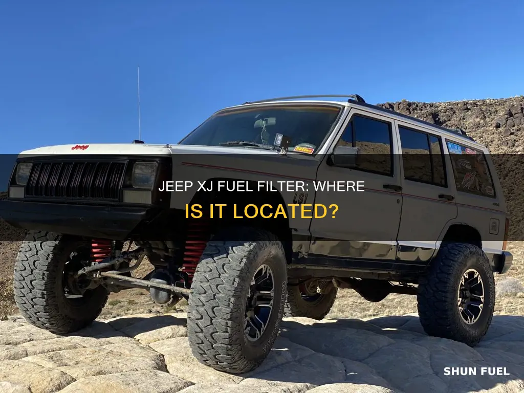 where is the fuel filter xj jeep