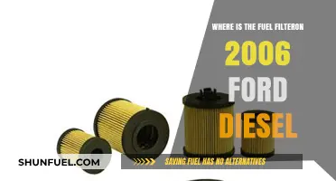 Locating the Fuel Filter on a 2006 Ford Diesel