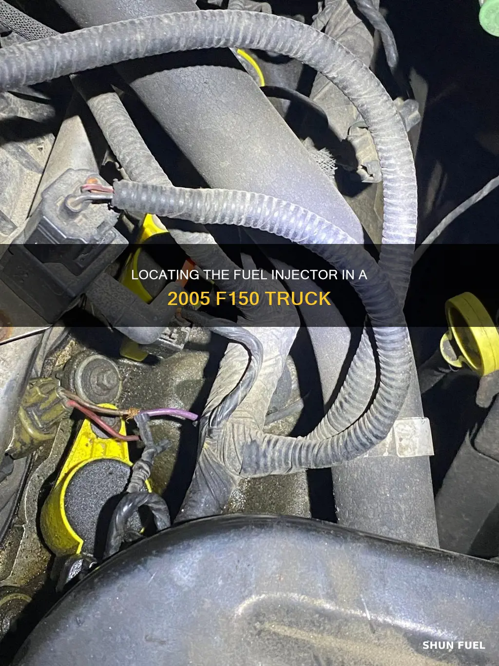where is the fuel injector in 2005 f150