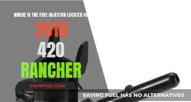 Fuel Injector Location in 2010 420 Rancher ATVs