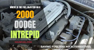 Fuel Injector Location in a 2000 Dodge Intrepid
