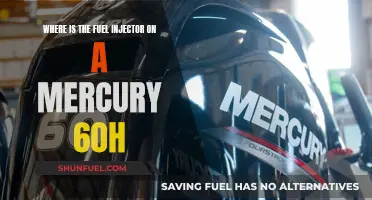 Locating the Fuel Injector in Mercury 60H Engines