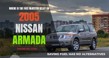 Fuel Injector Relay Location in 2005 Nissan Armada