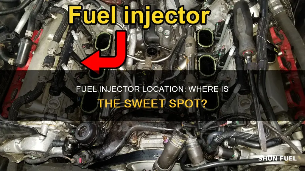 where is the fuel injectors located