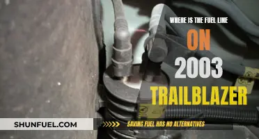 Locating the Fuel Line on a 2003 Trailblazer