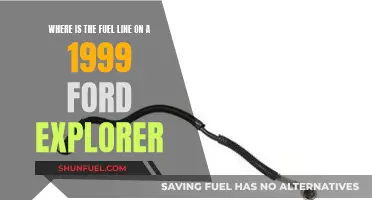 Ford Explorer Fuel Line: Location and Access Guide