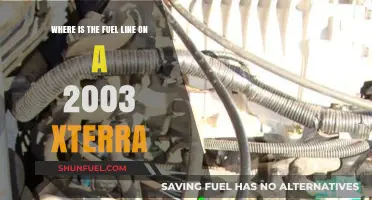 2003 Xterra Fuel Line Location: A Quick Guide