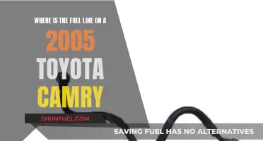 Locating the Fuel Line on Your 2005 Toyota Camry