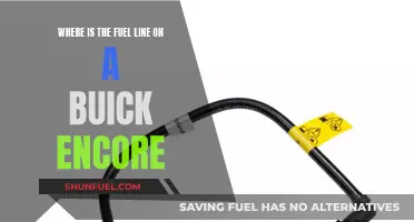 Locating the Fuel Line on Your Buick Encore