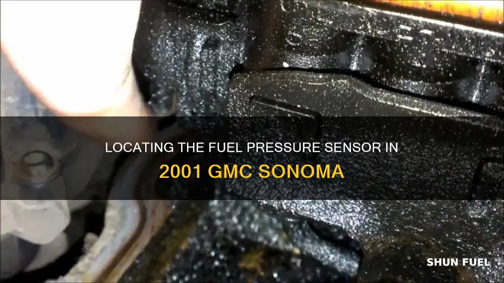 where is the fuel pressure location for 2001 gmc sonoma