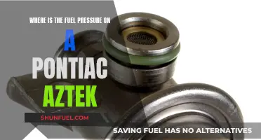 Finding Fuel Pressure in a Pontiac Aztek: Where to Look