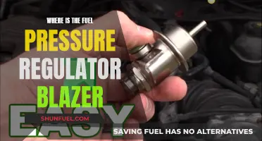 Finding the Fuel Pressure Regulator in Your Blazer