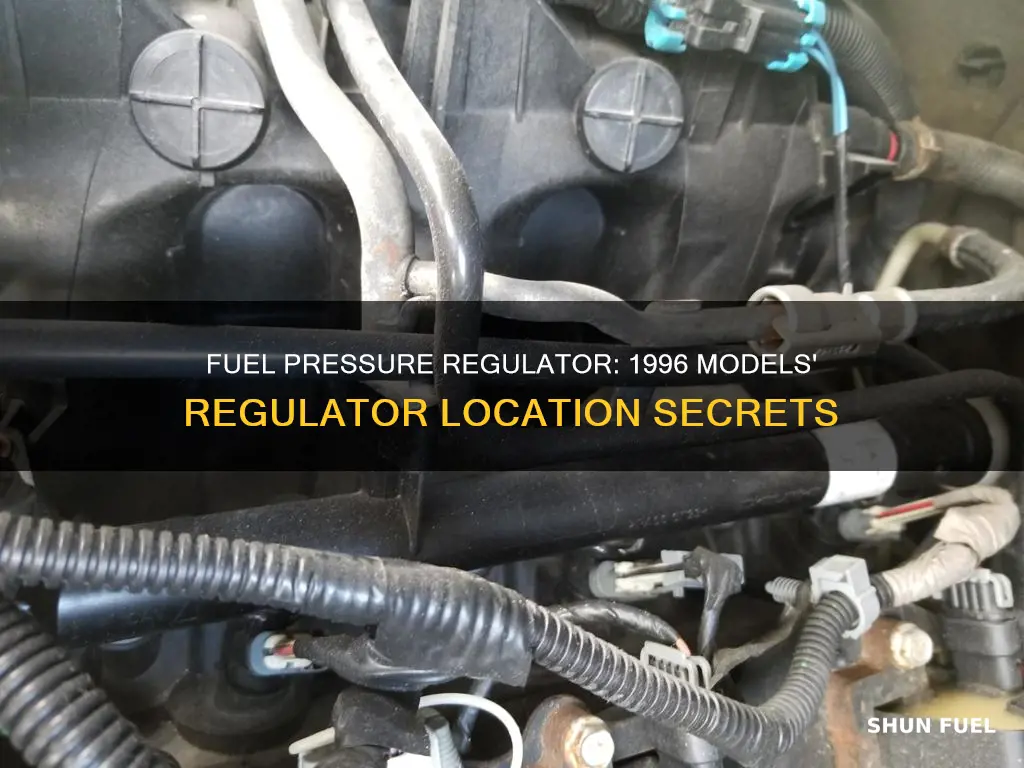 where is the fuel pressure regulator located on a 1996