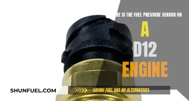 Finding the Fuel Pressure Sensor in a D12 Engine