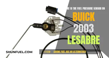 Fuel Pressure Sensor Location in 2003 Buick LeSabre