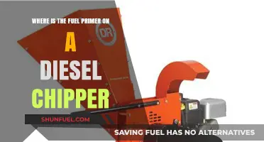 Finding the Fuel Primer on Your Diesel Chipper