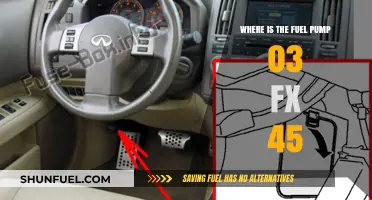 Locate the Fuel Pump in Your 2003 Infiniti FX45