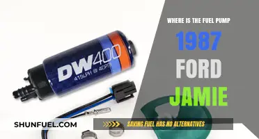 Locating the Fuel Pump in a 1987 Ford Jamie: A Guide