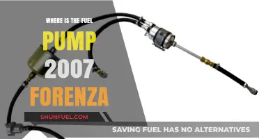 Locating the Fuel Pump in a 2007 Forenza: A Guide