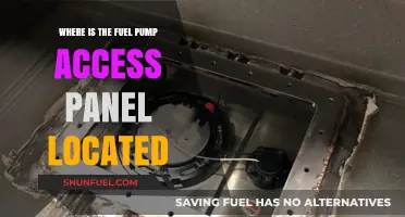 Finding Your Fuel Pump Access Panel: A Quick Location Guide