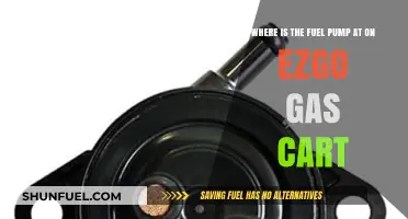 Locate Your EZGO Gas Cart's Fuel Pump: A Quick Guide