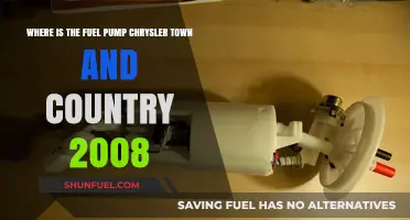 Chrysler Town & Country 2008 Fuel Pump Location Guide