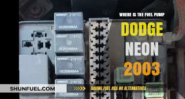 Locate Your 2003 Dodge Neon's Fuel Pump: A Quick Guide