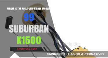 Locating the Fuel Pump Driver Module in a 1999 Suburban K1500