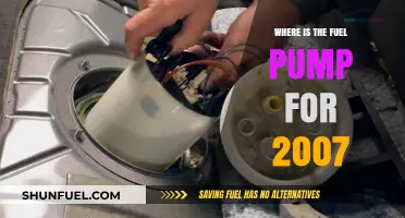 Locating the Fuel Pump in a 2007 Vehicle: A Quick Guide