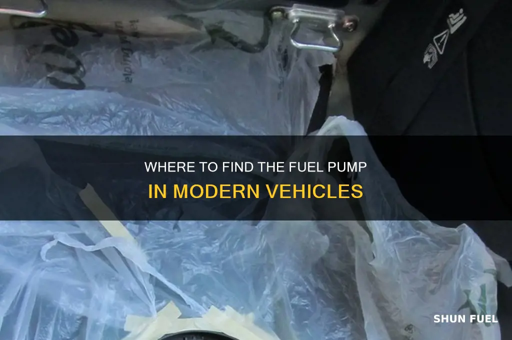 where is the fuel pump found on most modern vehicles