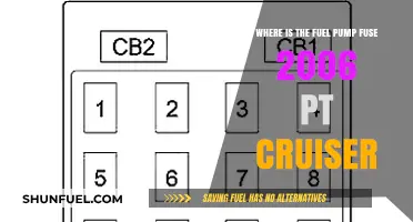 Locate the Fuel Pump Fuse in Your 2006 PT Cruiser