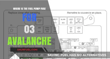 Locate the Fuel Pump Fuse in Your 2003 Avalanche Easily