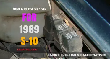 1989 S-10 Fuel Pump Fuse Location: A Quick Guide