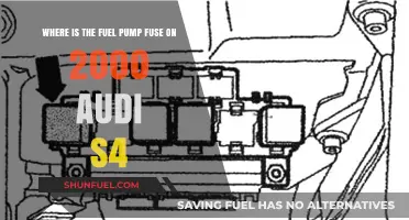 Locate the Fuel Pump Fuse in Your 2000 Audi S4 Easily