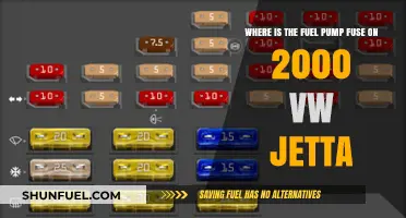Locate the Fuel Pump Fuse in Your 2000 VW Jetta