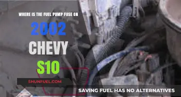 Locate the Fuel Pump Fuse in Your 2002 Chevy S10