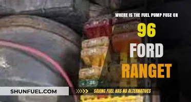 Locate the Fuel Pump Fuse in Your 1996 Ford Ranger