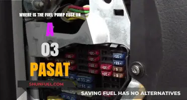 Locate the Fuel Pump Fuse in Your 2003 Volkswagen Passat