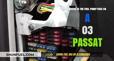 Locate the Fuel Pump Fuse in Your 2003 Volkswagen Passat