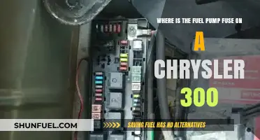 Chrysler 300 Fuel Pump Fuse Location: A Quick Guide