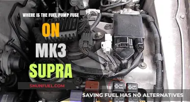Locating the Fuel Pump Fuse in a Toyota MK3 Supra