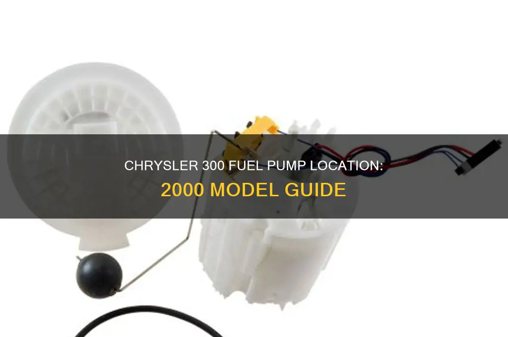 where is the fuel pump in 2000 chrysler 300